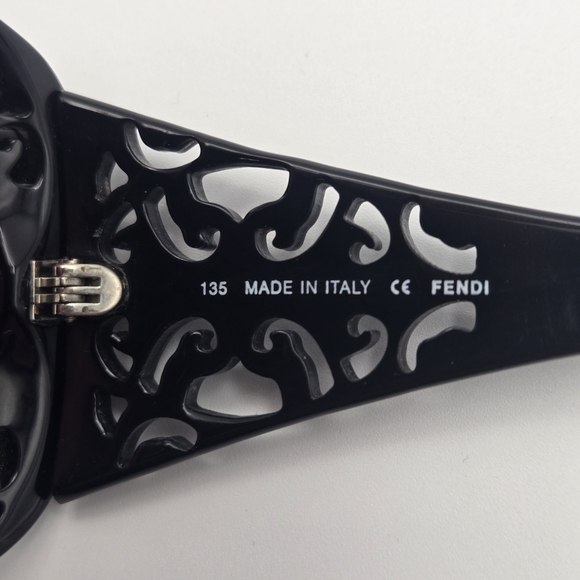 Fendi Black Sunglasses with Rose Lenses - Picture 6 of 6